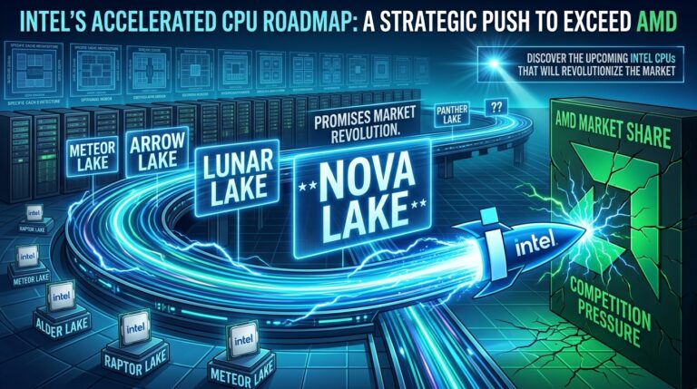 Illustration of Intel CPU lineups