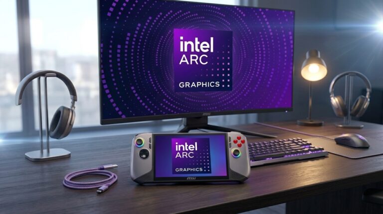 Intel Arc G3 Extreme powered handheld gaming device