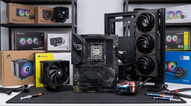 best cooler for 7800X3D in a modern gaming PC setup