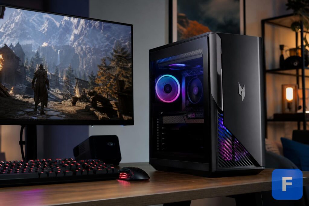 Acer Nitro 30 PC gaming desktop with Radeon RX 9070 XT